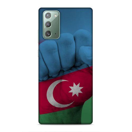 Samsung Galaxy Note 20 Uyumlu Kılıf Azarbaijan (19) Kılıfları Yumruk Bayrak