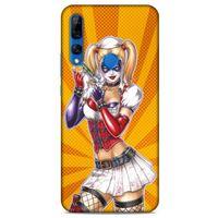 Huawei Y9 Prime 2019 Uyumlu Kılıf Harley Quinn (42) Rugged Armor Kılıf Mandalina