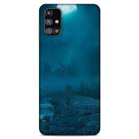 Lopard Samsung Galaxy M31s Uyumlu Kılıf Gece'S (45) Liquid Air Kılıf Turkuaz