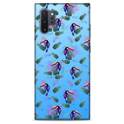Frutix Ananas 02 Samsung Galaxy Note 10 Plus Kılıf Desenli Silikon