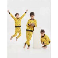 4/10 Yaş Karakter Baskılı Pamuk Penye Çocuk Pijama Takımı
