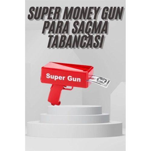 Para Dolar Saçma Para Atma Tabancası Otomatik Kırmızı Oyuncak