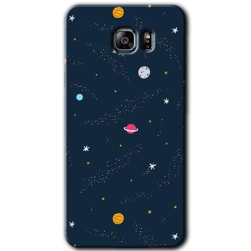 Potkal Hediye Fabrikası Samsung Galaxy Note 5 HD Baskılı Kılıf + 9D Tam Ekran Koruyucu - Çizim Gezegen
