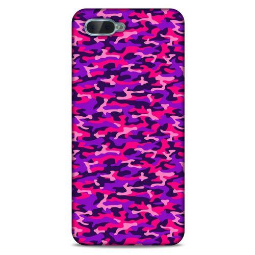 Oppo Rx17 Neo Uyumlu Kılıf Mor Delisi (26) Tpu Silikon Kılıf Kamuflaj