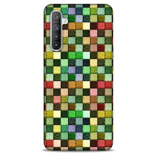 Oppo Realme XT Kılıf Patchwork (50) Shockproof Kılıf Karışık Renkli