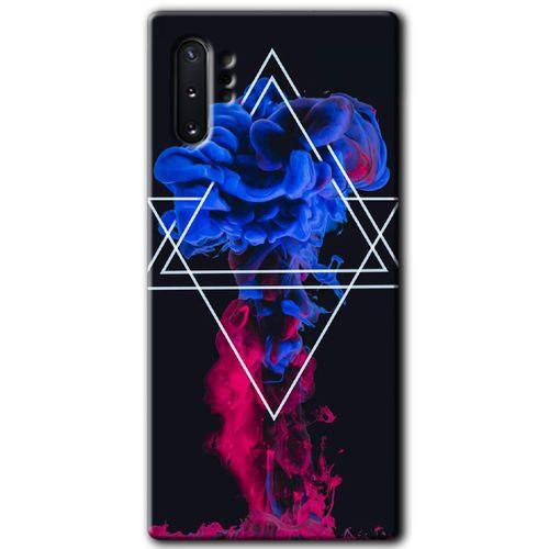 Galaxy Note 10 Plus Kılıf HD Desen Baskılı Arka Kapak - Mekanik Duman 1 + Kırılmaz Cam