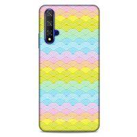 Huawei P Smart S Y8P Kılıf Pastel Renkler (1) Kılıfı Karışık Renkli