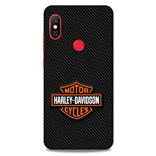 Xiaomi Mi A2 Lite Uyumlu Kılıf Motorsiklet (4) Koruma Kılıfı Harley Davidson
