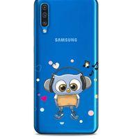 Zoologix (73) Samsung Galaxy A50 Şeffaf Kılıf Silikon Desenli