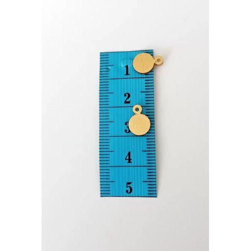 Oya Abiye Bileklik Kolye Pleksi Metalik Plastik Pul Altın Renk 24 gram 225 adet - BNC553