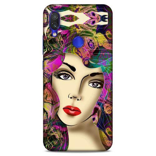 Lopard Xiaomi Redmi Note 7 Pro Uyumlu Kılıf Sürreal Yüzler ♀ (17) Tasarım Kılıf Baskılı