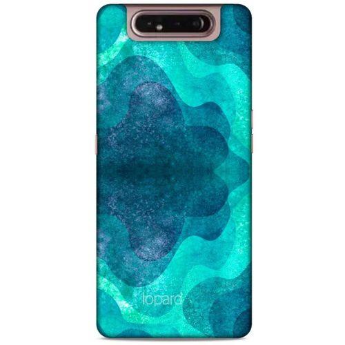 Samsung Galaxy A80 Kılıf Pastel Renkler (6) Silikon Kılıf Mavi Yeşil