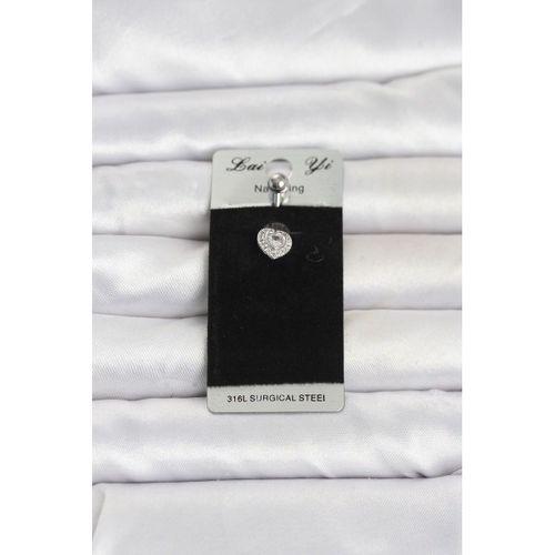316L Cerrahi Çelik Minimal Kalp Model Göbek Piercing