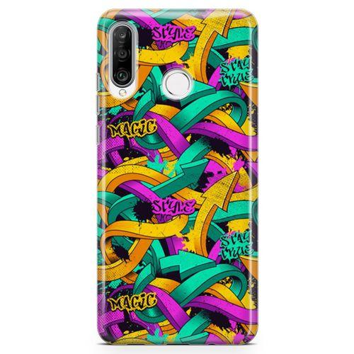 Huawei P30 Lite Kılıf Stay True Arka Kapak Koruma Desenli Full Koruyucu