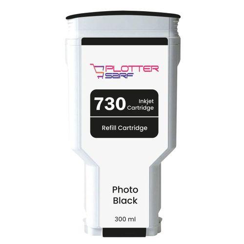 Feyink® HP 730 Photo Black (PB) Orijinal Mürekkep Dolumlu Feyink Kartuş 300 ml Fotoğraf Siyahı, Uyumlu Makineler: T-1600, T-1700, T-2600