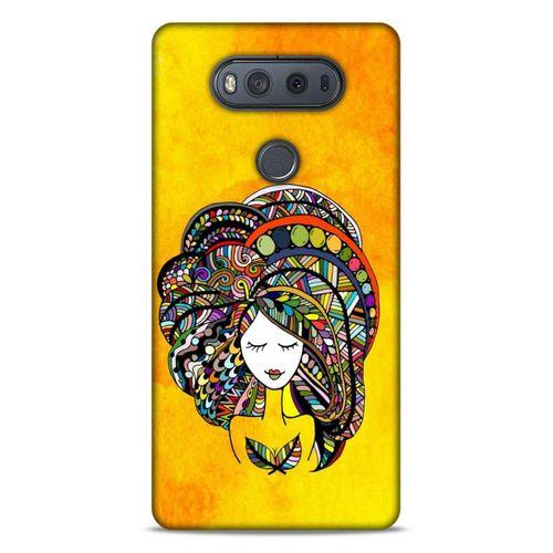 Lopard LG K61 Uyumlu Kılıf Sürreal Yüzler ♀ (34) Slim Armor Kılıf Desenli