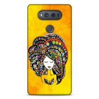 Lopard LG K61 Uyumlu Kılıf Sürreal Yüzler ♀ (34) Slim Armor Kılıf Desenli