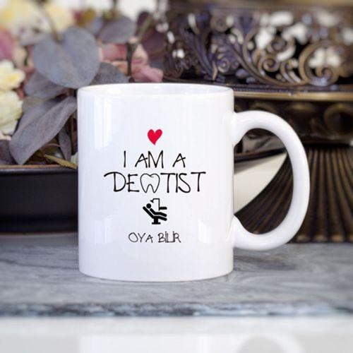 Kişiye Özel Diş Hekimi Kupa Bardak