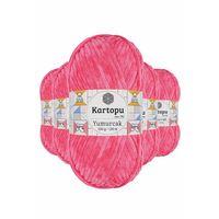 5 Adet Yumurcak Kadife El Örgü İpi Pembe K798