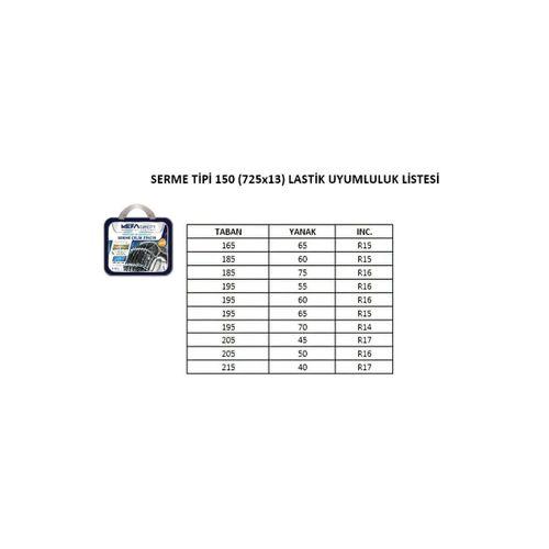 Kar Zinciri Serme Tipi 150 Numara (725x13)
