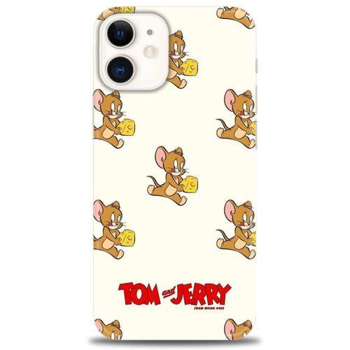 iPhone 12 Mini Kılıf HD Baskılı Kılıf - Jerry + Tam Ekran Koruyucu