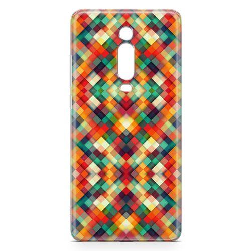Xiaomi Redmi K20 Pro Kılıf Sarı Kırmızı Yeşil Boyut Arka Kapak Koruma Desenli Full Koruyucu