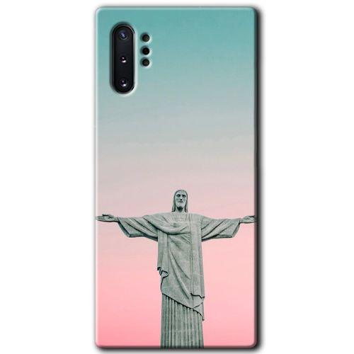 Potkal Hediye Fabrikası Samsung Galaxy Note 10 Plus Kılıf HD Desen Baskılı Arka Kapak - Rio