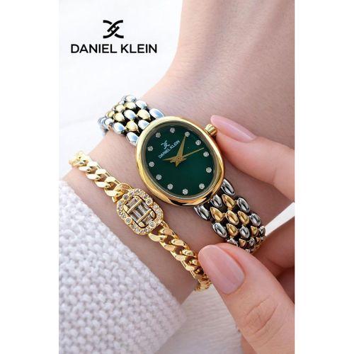 Daniel Klein Çelik Kordon 30 Mt Suya Dayanıklı Özel Tasarım Kadın Kol Saati + Bileklik VS.BLKT.0896