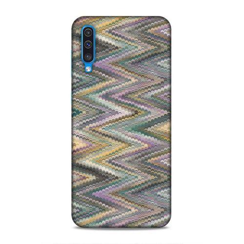 Samsung Galaxy A50 Uyumlu Kılıf Romans (47) Crystal Flex Kılıf Zig Zag