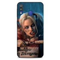 Samsung Galaxy M20 Uyumlu Kılıf Harley Quinn (13) Silikon Kap Mavi