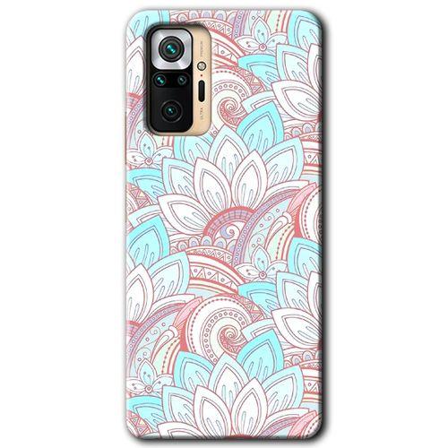 BeRa Aksesuar Xiaomi Redmi Note 10 Pro Kılıf Baskılı Kapak - Çin Mandala 1 +Tam Kaplayan Mat Seramik