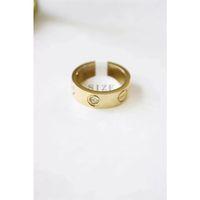 6'lı Crt Model Kalın Taşlı Alyans Yüzük - Altın
