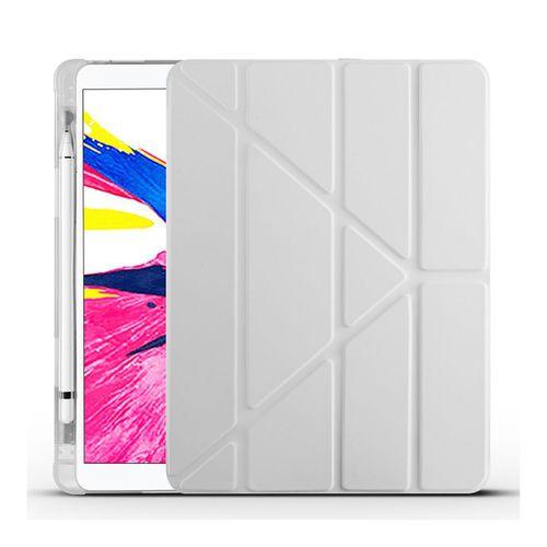 Apple iPad 10.2 2021 (9.Nesil) Kılıf Zore Tri Folding Kalem Bölmeli Standlı Kılıf
