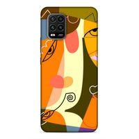 Xiaomi Mi 10 Lite Uyumlu Kılıf Face'X 48 Bumper Kılıf Karakalem