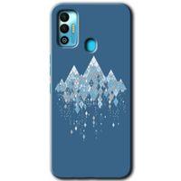 Tecno Spark 7T HD Baskılı Kılıf + 9D Tam Ekran Koruyucu - İceberg