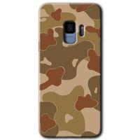 Galaxy S9 Kılıf HD Desen Baskılı Arka Kapak - Kamuflaj 10 + Kırılmaz Cam