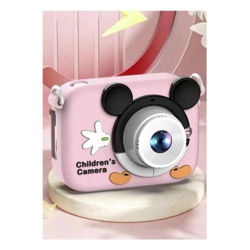 Mini 1080p Hd Çocuk Kamera Dijital Fotoğraf Makinesi 2.0 Inç Ekran 5 Adet Oyun Pembe