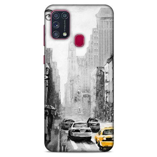 Cityx (2) Samsung Galaxy M31 Kılıf Silikon Kapak Desenli