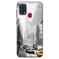 Cityx (2) Samsung Galaxy M31 Kılıf Silikon Kapak Desenli