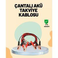 1200 Amper Jumper Kablo 2 Metre Bakır Uçlu Araç Takviye Seti