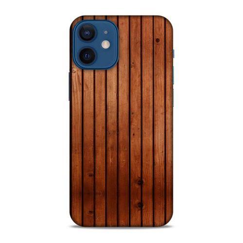 Lopard Apple iPhone 12 Mini Uyumlu Kılıf Wood'X (12) Koruyucu Silikon Desenli