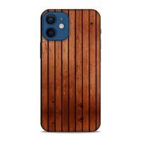Lopard Apple iPhone 12 Mini Uyumlu Kılıf Wood'X (12) Koruyucu Silikon Desenli