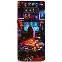 Retro (30) Desen Silicone Case Renkli Samsung Galaxy Note 8 Kılıf