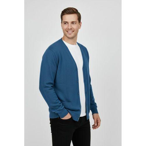 Erkek Spor Selanik Düğmeli Hırka Regular Kalıp BGL-ST04873