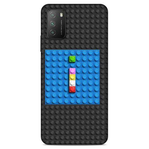 Lopard Xiaomi Poco M3 Uyumlu Kılıf BloX (20) Koruyucu Kılıf İ Harfi