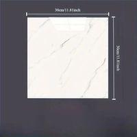 Beyaz Mermer Desenli Alüminyum Plastik Duvar Sticker (30*30)
