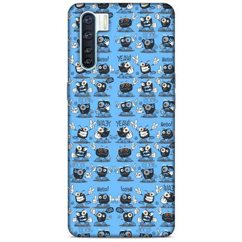 Animax Hello Monster Oppo A91 Kılıf Desenli Silikon