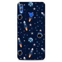 Huawei Honor 8x Uyumlu Kılıf Mavi Delisi (22) Tam Koruma Kılıfı Astronot