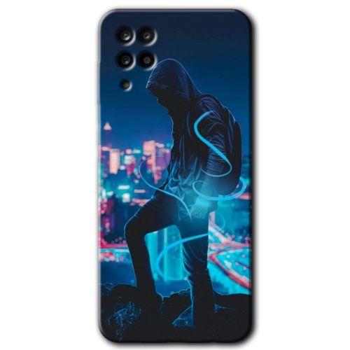 Samsung Galaxy M12 Kılıf Baskılı Kapak - Spill Boy +Tam Kaplayan Mat Seramik