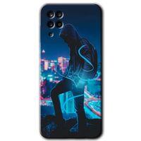 Samsung Galaxy M12 Kılıf Baskılı Kapak - Spill Boy +Tam Kaplayan Mat Seramik
